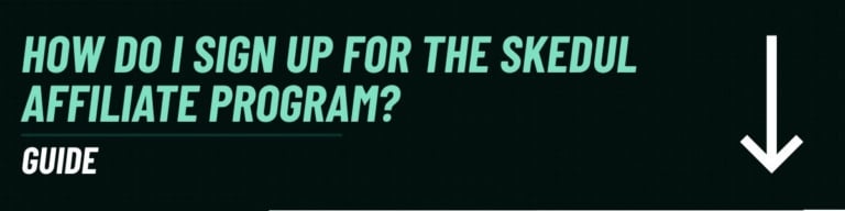 guide how to sign up to affiliate program